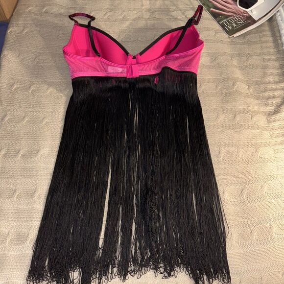 Victoria Secret Fringed Lingerie Bra - M/L - Picture 4 of 5
